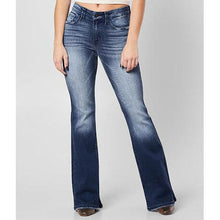 Load image into Gallery viewer, KanCan Mid Rise Flare Jeans 6102LOD
